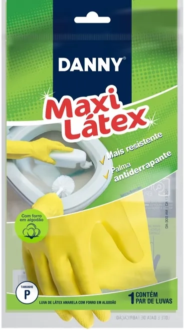 Luva de Segurança Maxi Látex Danny Maior Espessura e Resistência DA-300 CA 13301