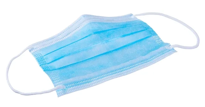 Máscara Tripla Infantil Azul Nabeles 100% Antialérgica Com Clipe Nasal 20 Unidades