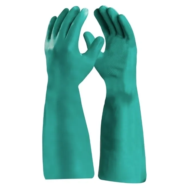 Luva Nitrílica NitriFlex Longa Danny DA-36104 Cano Longo 46CM CA 12254