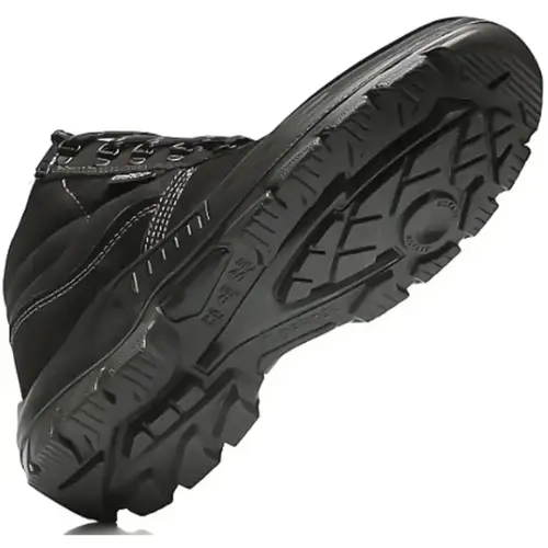 Bota de Segurança Nobuck Bracol Linha BAF Cor Preta Com Bico de Pvc CA 40872