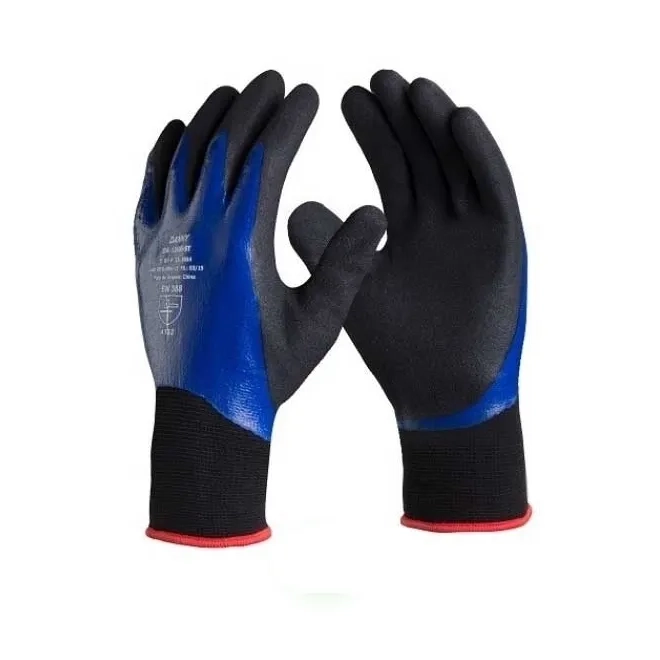 Luva UltraBlack Pro Total Nylon Com Banho Nitrílico Danny DA-46000 CA 37150 - Caixa com 12