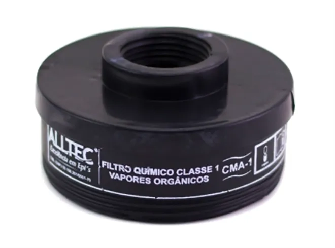 Cartucho Químico Alltec CMA-1 VO Para Máscaras Alltec Caixa Atacado