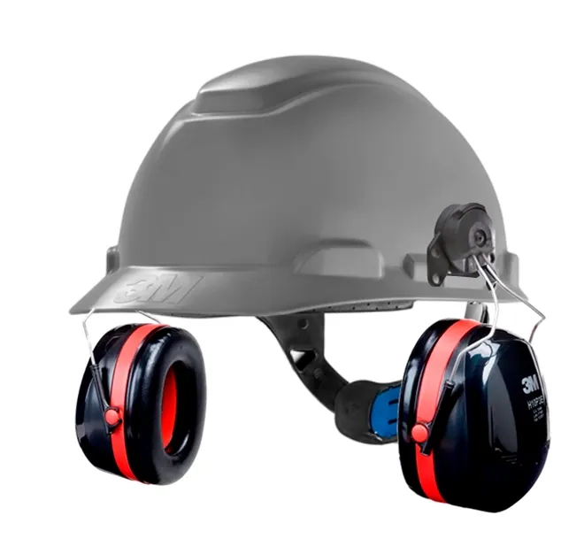 Kit 3M Capacete h-700 Ajuste Fácil + Abafador Peltor 3M H10P3E 22db CA 29705