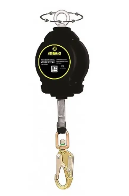 Trava-Quedas Retrátil Em Fita Athenas 6 Metros  AT 7071 RT FT 6M