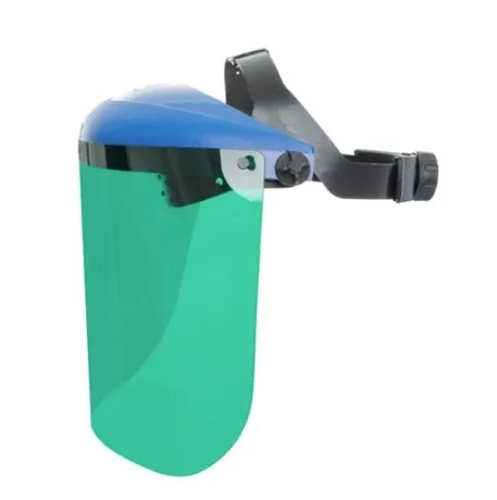 Protetor Facial 8 Delta Plus Verde 3.0 Com Catraca Para Impacto e Luminosidade CA 14197