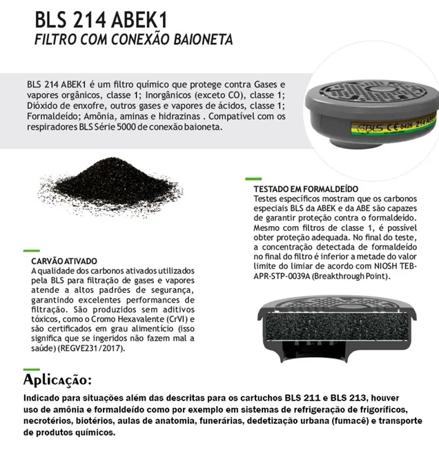 Respirador Bls 5700 Facial Inteira Em Silicone Com  Filtro Incluso CA 35554