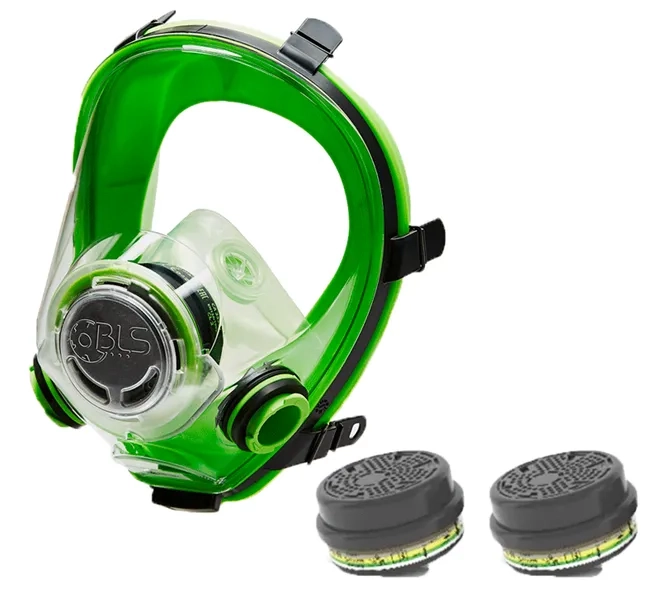 Respirador Bls 5700 Facial Inteira Em Silicone Com  Filtro Incluso CA 35554
