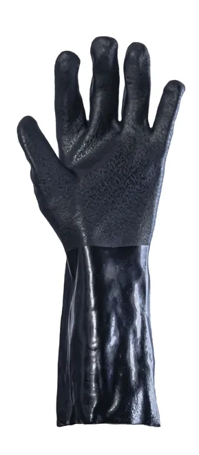 Luva de Segurança Em PVC Danny Petronit Preta 35 Cm Mais Reforçada DA-12214D CA 16397 - Caixa Com 12 Pares
