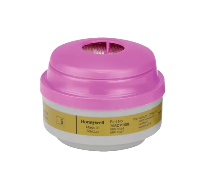Cartucho Multigases Combinado com Filtro P3 P100 Série N HoneyWell 75SCP100L