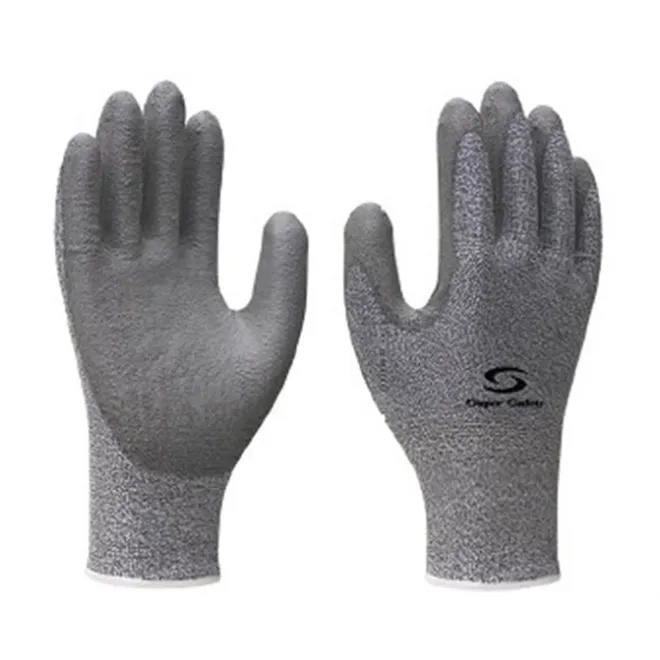 Luva Anti-Corte Nível 5 Com Banho PU Super Safety SS1008 CA 32036 Caixa com 12