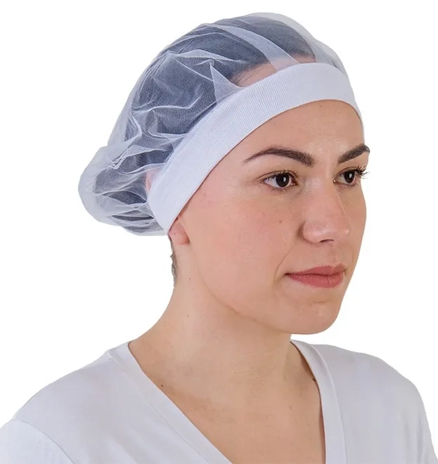 Touca de Organza Com Ribana Prevemax Embalagem Individual Com 2 Unidades