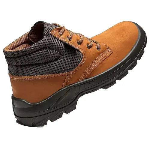 Bota de Segurança em Couro Nobuck Bracol DUBAI BAE 4031BAEN4400LL Castor Bico PVC CA 40872