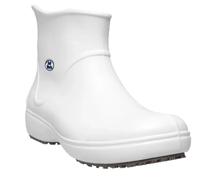 Bota Profissional Light Boot BB85 Branca Ca 37390 Soft Works Isolante ao Frio e Antiderrapante
