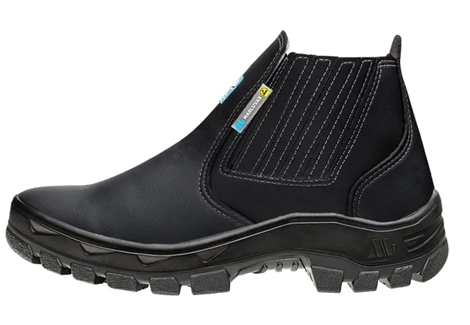Bota de Segurança Antiestática Marluvas 70B19-GI-C-PAD Em Microfibra e Bico de Composite CA 42585