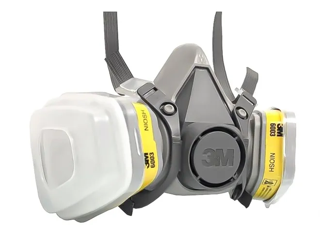 Kit Completo Respirador 3M 6200 Com Cartuchos e Filtros Para Serviços Gerais CA 4115