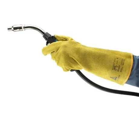 Luva de Proteção Térmica Antichama Ansell ActivArmr® 43-216 Couro e Kevlar CA 29715