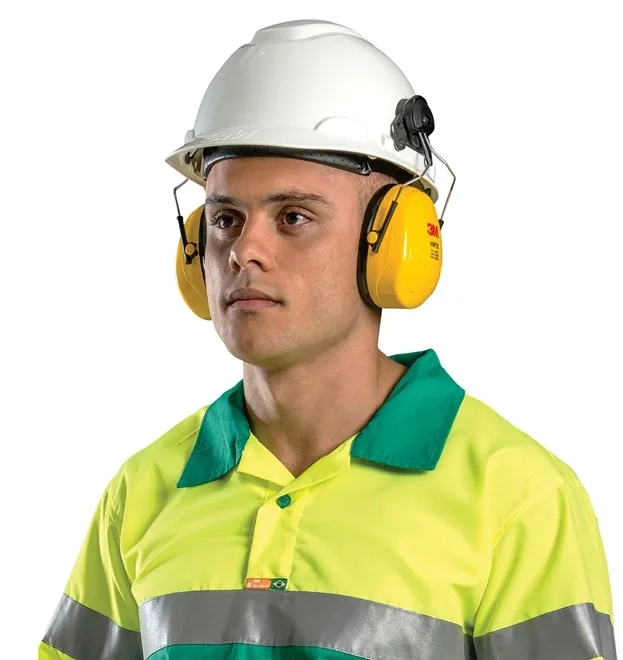 Protetor Auditivo Abafador 3M™ H9P3E 19db Acoplável aos Capacetes 3m CA 29702 HB004153613