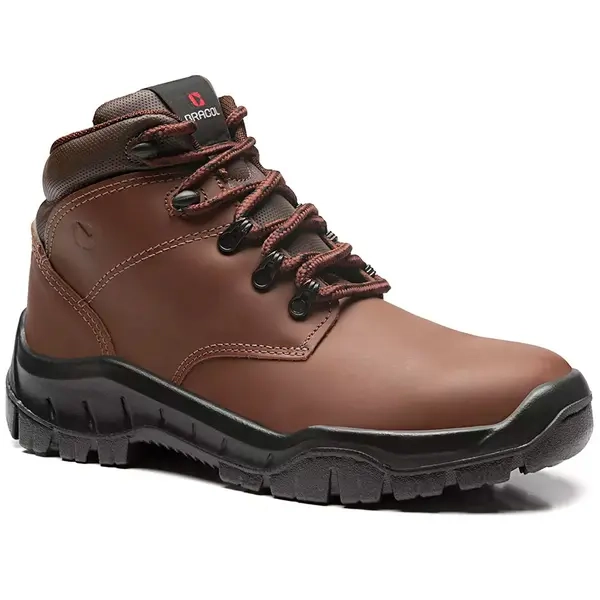 Bota de Segurança Bracol WVDG Marrom 4053WVDG4460LH Couro Hidrofugado CA 40872