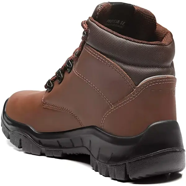 Bota de Segurança Bracol WVDG Marrom 4053WVDG4460LH Couro Hidrofugado CA 40872