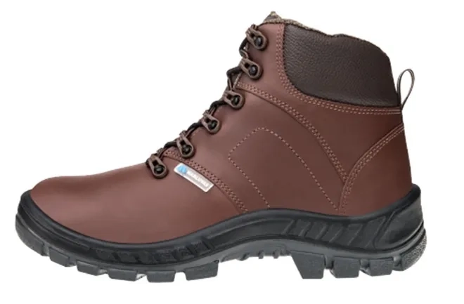 Bota de Segurança Marluvas 50B26BP Couro Rodock e Bico de Pvc CA 45611