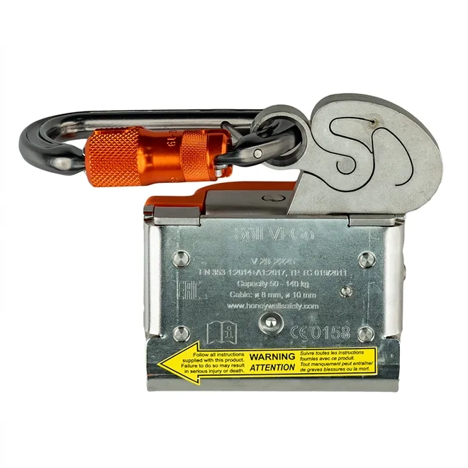Trava-Quedas Deslizante Guido Vi-Go Shuttle Honeywell 27826-BR Para Cabo de Aço 8 até 10mm