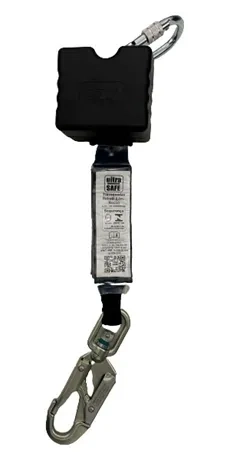 Trava-Quedas Retrátil UltraSafe Rocco USTR5000250 Com Fita de 2,5 Metros