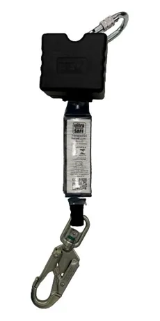 Trava-Quedas Retrátil UltraSafe Rocco USTR5000250 Com Fita de 2,5 Metros