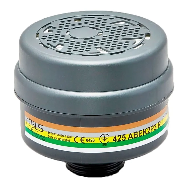 Cartucho BLS 425 ABEK2P3R Multigases + P3 Compatível Com a Máscara BLS 5150