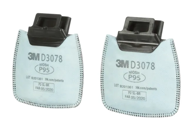 Filtro 3m Secure Click D3078 P2 Com Carvão Ativado VO + GA e Ozônio PAR