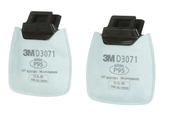 Filtro 3m Secure Click D3071 P2 Particulados Oleosos e Não Oleosos HB004659551 PAR