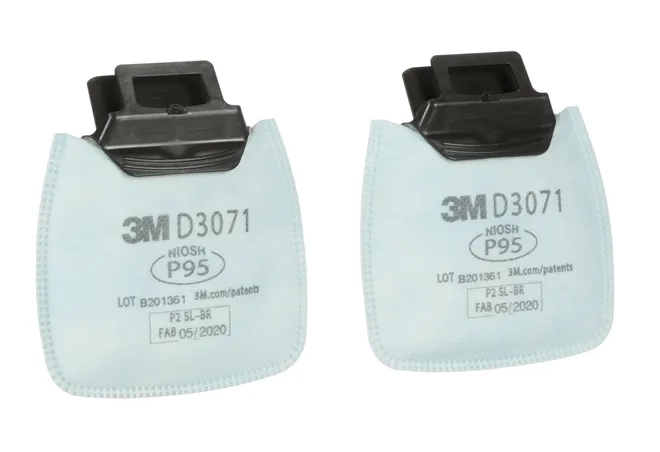 Filtro 3m Secure Click D3071 P2 Particulados Oleosos e Não Oleosos HB004659551 PAR