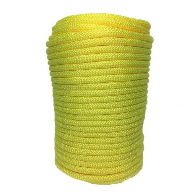 Corda Semi-Estática Amarela Neon 11,5 MM Norma NR35 - 100 Metros