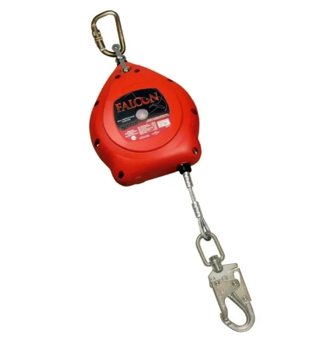 Trava-Quedas Auto-Retrátil Honeywell Miller Falcon Edge Com 9 Metros em Cabo de Aço MP30G/30FT-POR