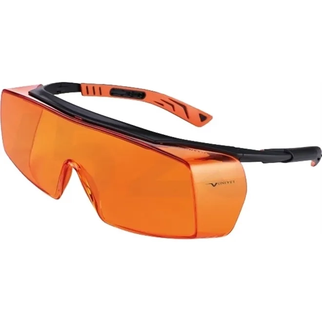 Óculos de Sobrepor Univet 5X7 UV525 Laranja CA 37013