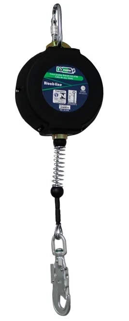 Trava-Quedas Retrátil DGMaster Block-Line DG 9700 Em Cabo de Aço de 10 Metros