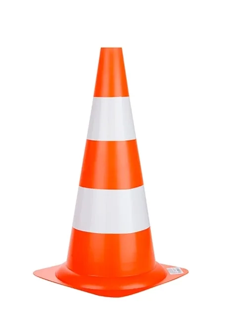 Cone de Sinalização Rígido 50 CM Delta Plus WPS1914 Laranja e Branco