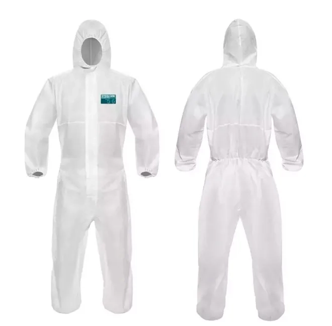 Macacão de Proteção Steelgen Confort Plus Vicsa Vic-85250 Modelo Tipo 5 e 6 Com Ziper CA 46811