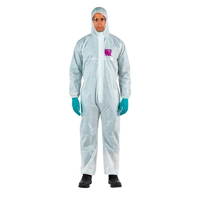 Macacão Ansell MICROGARD® Alphatec 1500 Tipo 5 e 6  Branco CA 39639