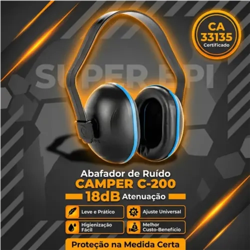 Abafador de Ruído 18db Camper C-200 CA 33135