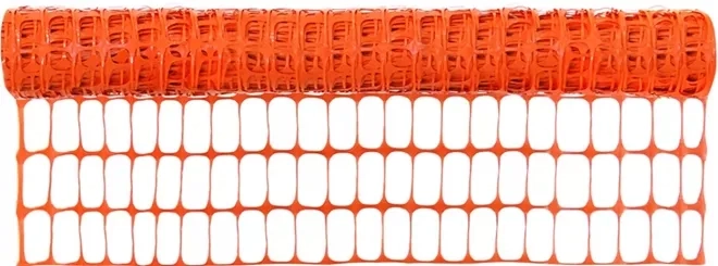 Tela Tapume 1,20M X 50M Teleplast Laranja Plastcor Em Polietileno e Proteção UV Código 700.00999
