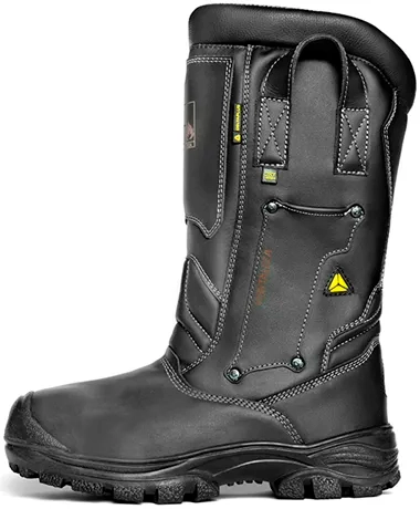 Bota de Bombeiro Coturno Delta Plus Fortaleza SBP SRC Para Uso em Combate a Incêndios CA 40632