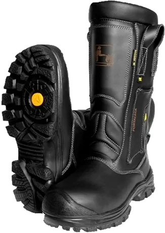 Bota de Bombeiro Coturno Delta Plus Fortaleza SBP SRC Para Uso em Combate a Incêndios CA 40632