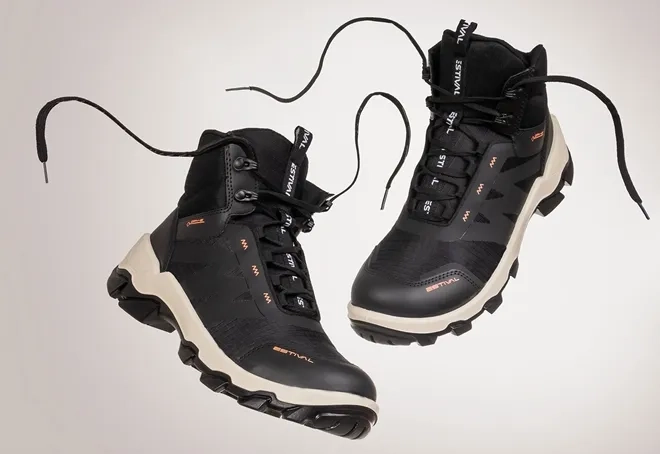 Bota de Segurança Estival Future Black HB40003S1 Linha Hybrid Com Bico Composite CA 47901