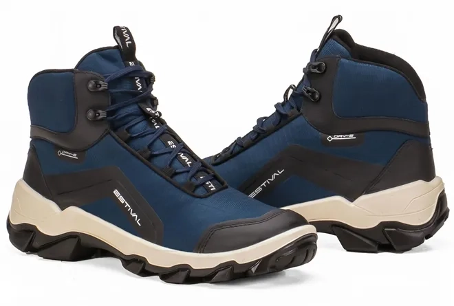 Bota de Segurança Estival Focus Blue HB50003S1 Linha Hybrid Com Bico Composite CA 47901