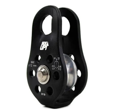 Polia fixa Sideup em alumínio para Corda até 12MM 20kN