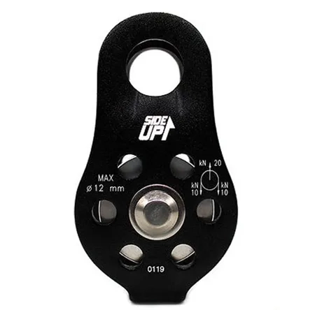 Polia fixa Sideup em alumínio para Corda até 12MM 20kN