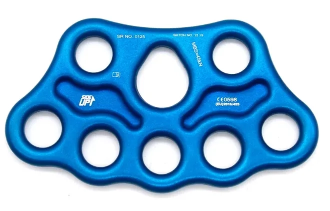 Placa de Ancoragem 5+3 furos em Alumínio de Alta Resistência 45kN Sideup SU1423