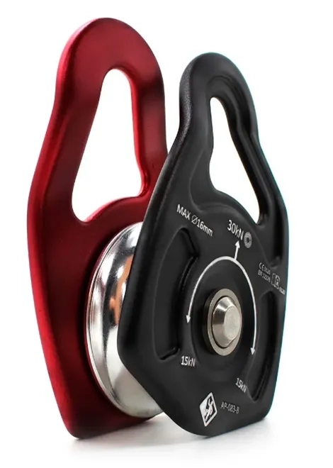 Polia Oscilante em Alumínio 30kN Usclimb Climb Clean Para Corda Até 16MM UC0123