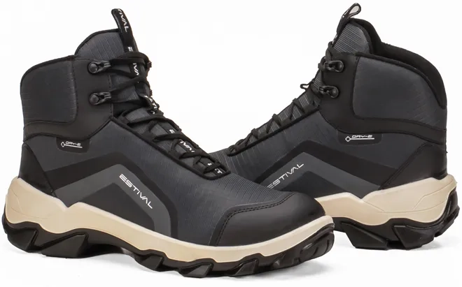 Bota de Segurança Estival Focus Grey HB50003S1 Linha Hybrid Com Bico Composite CA 47901
