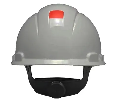 Capacete de Segurança 3M H-708 Secure Fit Cinza Com Suspensão de Catraca e Sensor UV HB004732440 CA 29638